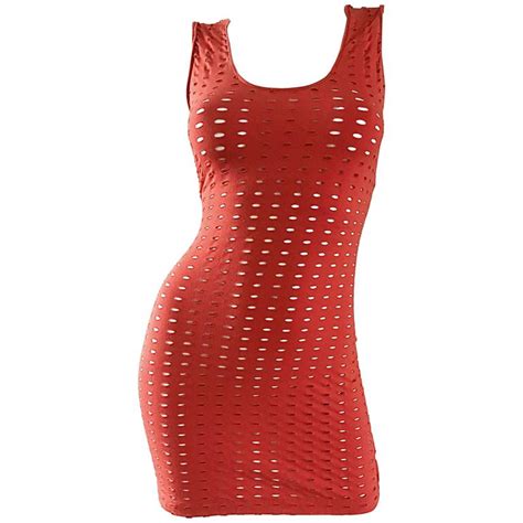 red versace dress for h&|Versace bodycon dress.